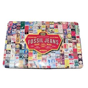 FOSSIL Jeans TIN Storage Metal‎